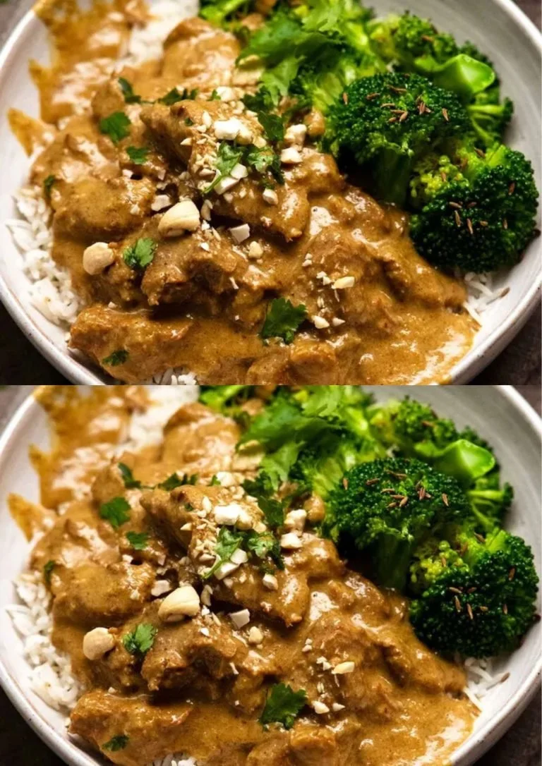 Authentieke Indiase lam korma, een rijke en smaakvolle curry