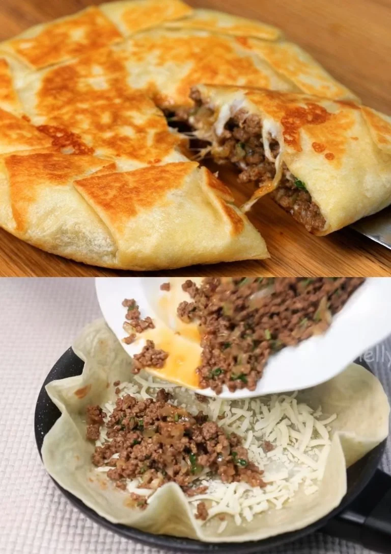 Knapperige gevulde tortilla's met smakelijke vullingen, klaar om te genieten.