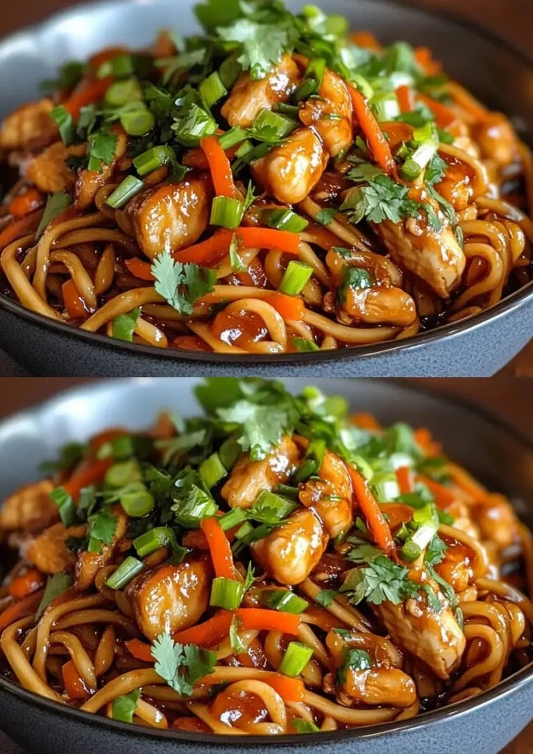 Authentieke Kip Chow Mein recept met kip, groenten en noedels