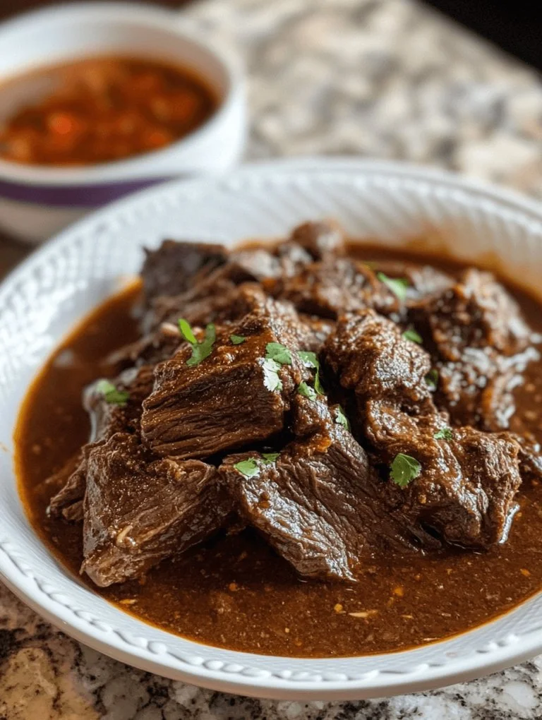 Authentieke Mexicaanse Beef Birria geserveerd met toppings