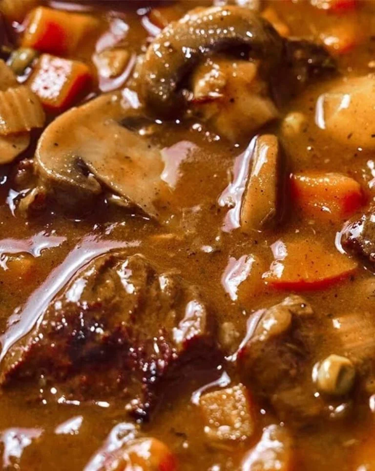 Heerlijke boeufstoofpot met malse vlees en groenten