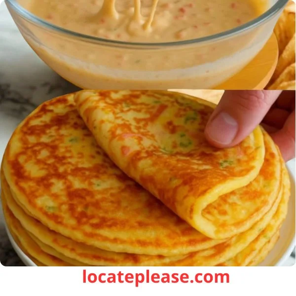 Luchtige groentecrêpes gevuld met verse groenten en kruiden