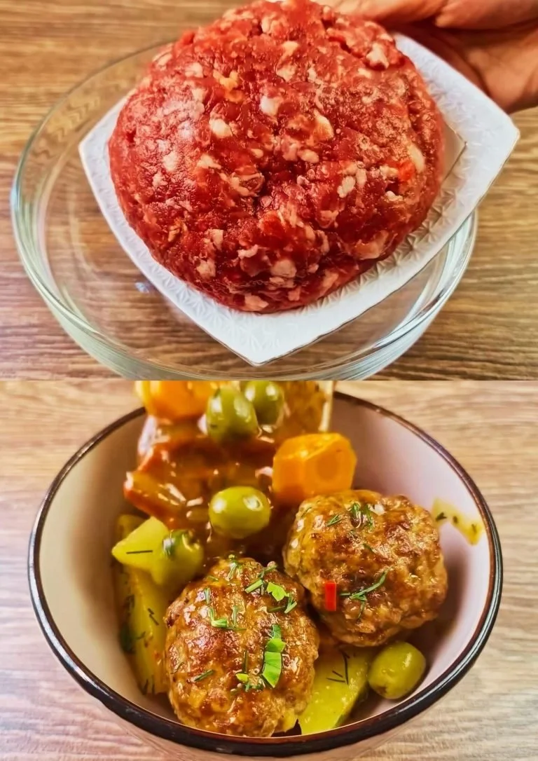 Heerlijke gehaktballen met groenten en saus voor een smaakvolle maaltijd