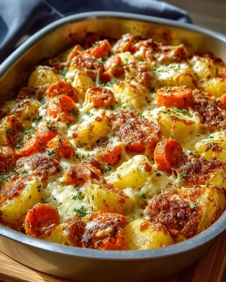 Gehaktovenschaal met smakelijke ovenschotel bereid in de oven