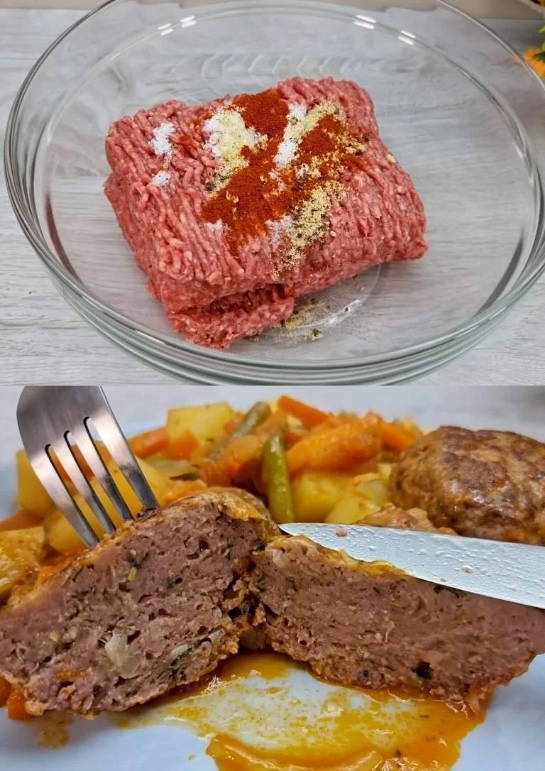 Gevulde groente met gehakt recept en presentatie