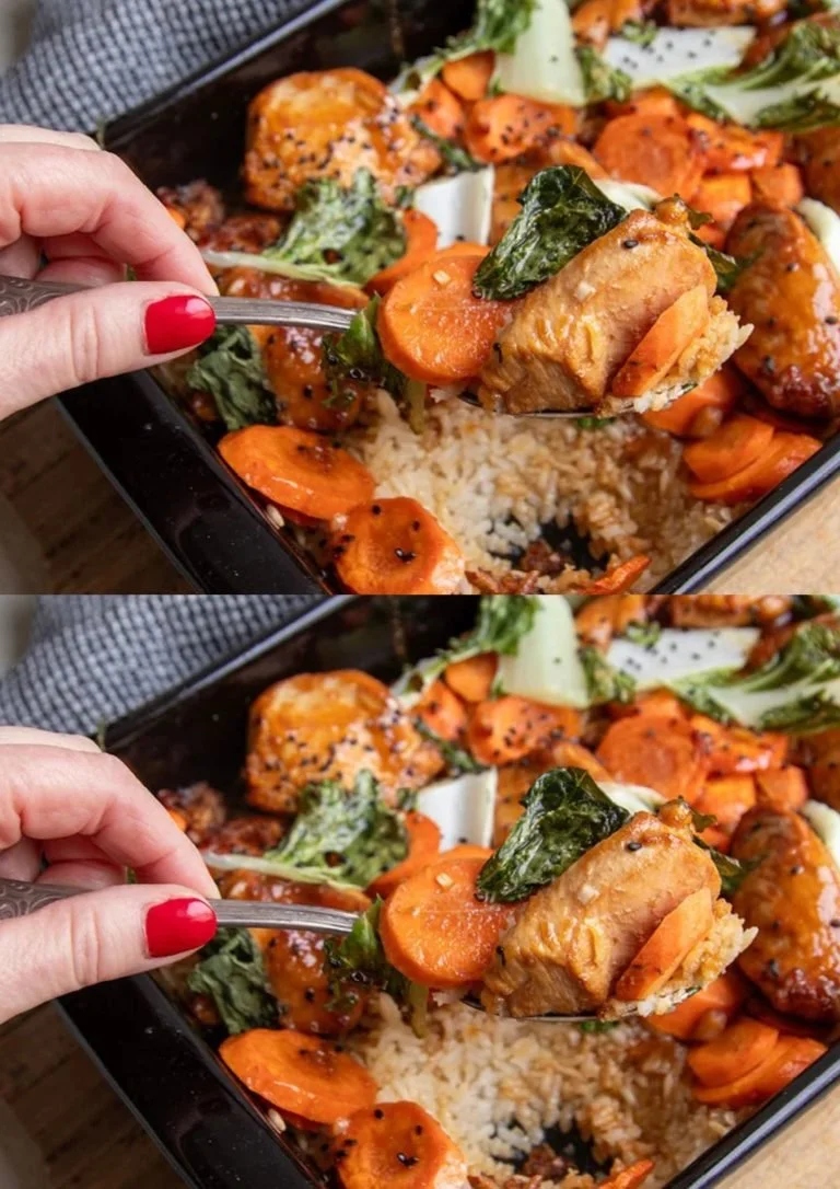 Heerlijke Hoisin Kip uit de oven in een Aziatische casserole