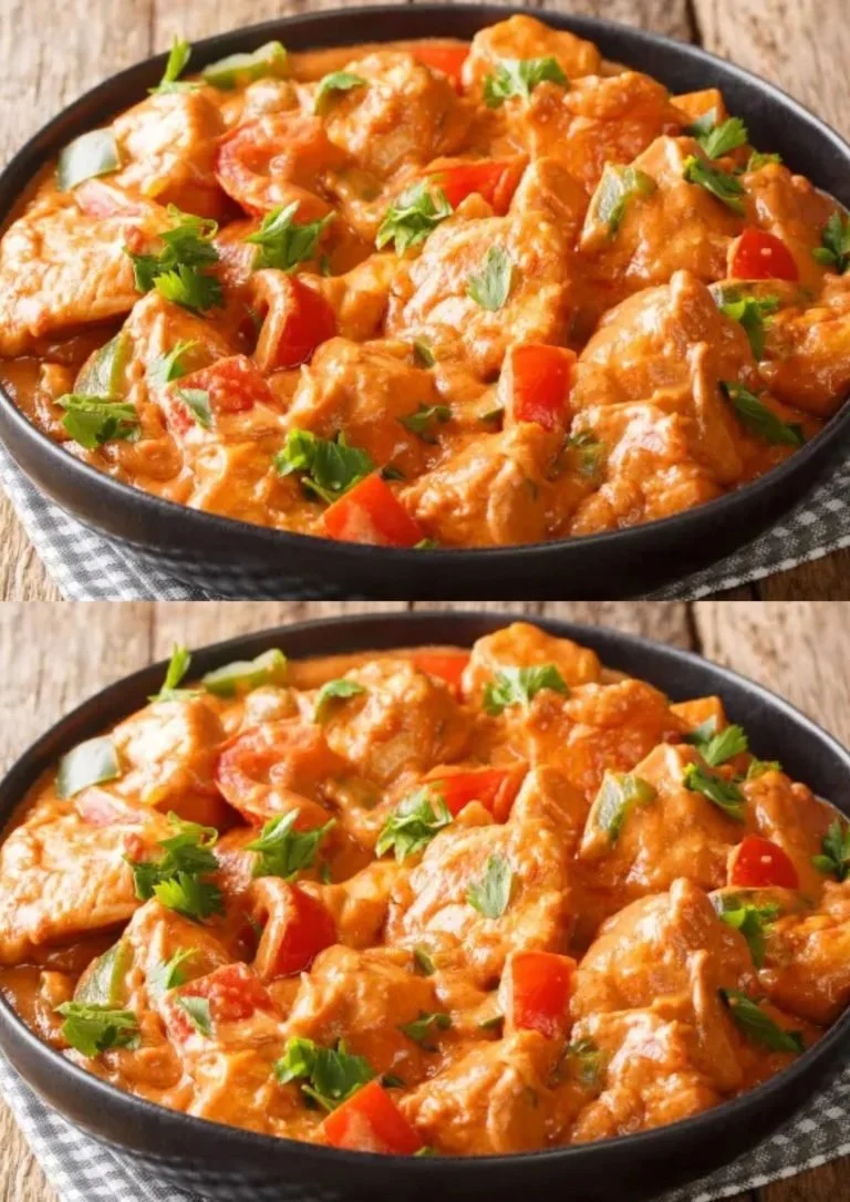 Heerlijk gerecht van Kip Paprika met kleurrijke groenten