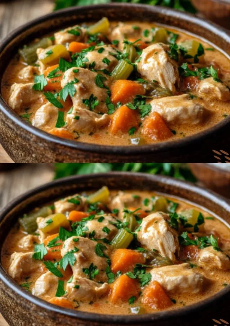Heerlijk recept van kipragout met groente en kruiden