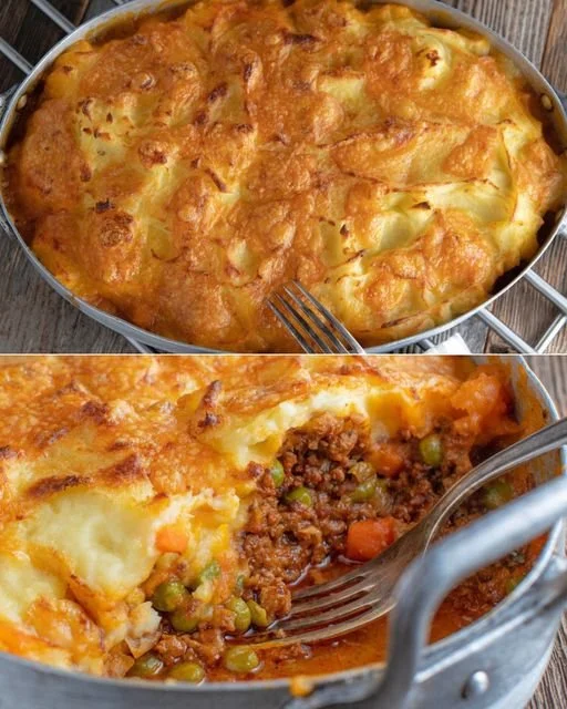 Klassieke Cottage Pie met mals vlees en romige aardappelpuree