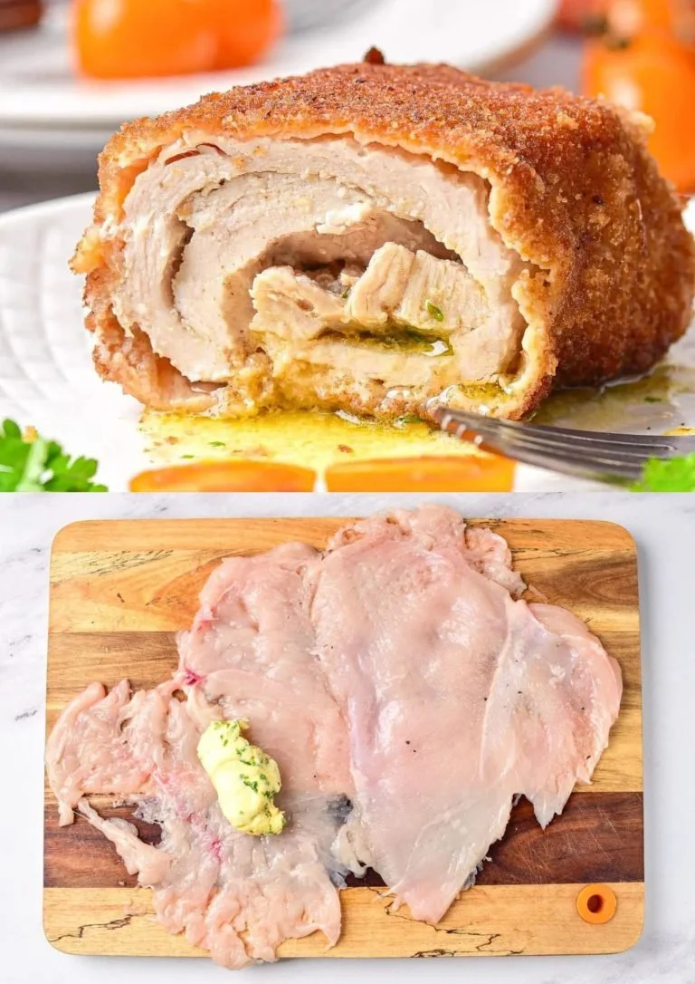 Klassieke kippenschnitzel op een bord, bereid voor een smakelijke maaltijd.