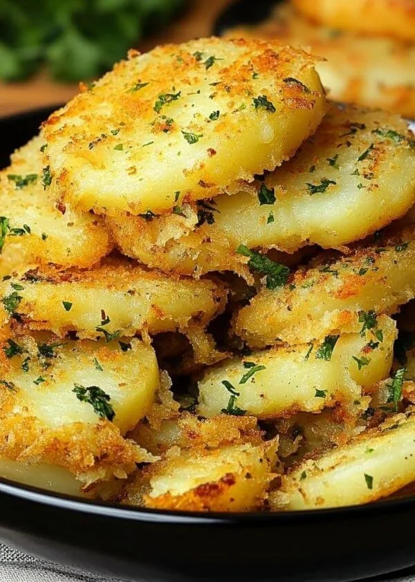 Knapperige aardappel fritters, ideaal als snack of bijgerecht