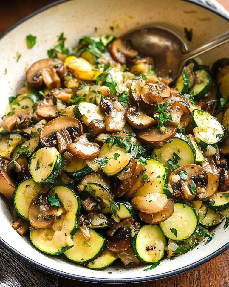 Recept voor courgette en champignons in de koekenpan