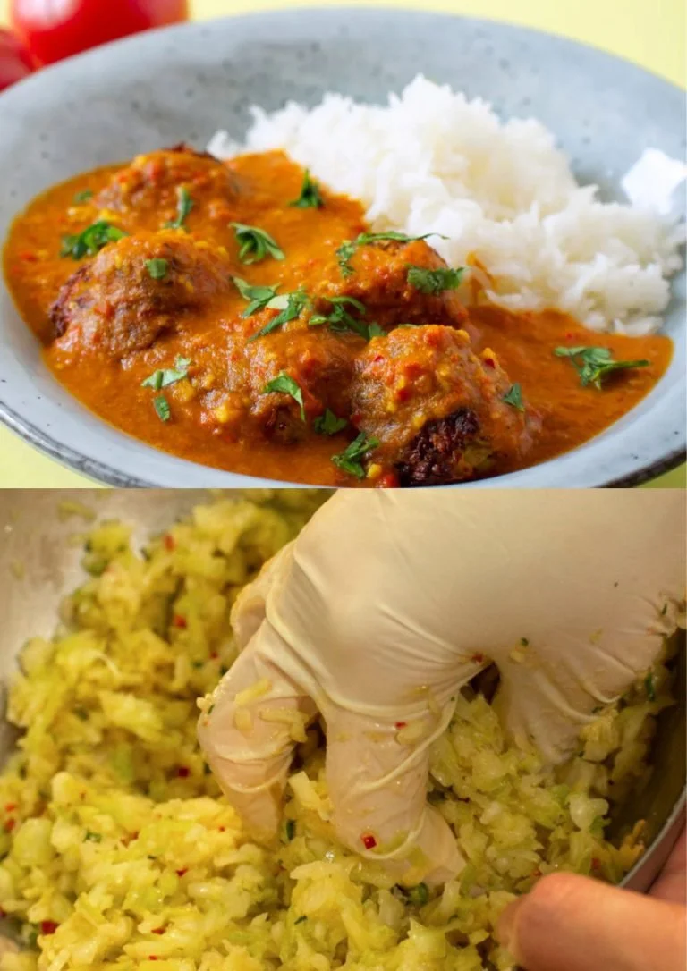 Kool Kofta, Indiase vegetarische koolballen geserveerd in pittige saus