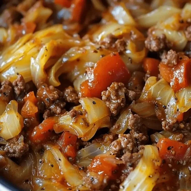 Traditioneel Nederlands gerecht Kool met Gehakt op een bord geserveerd.