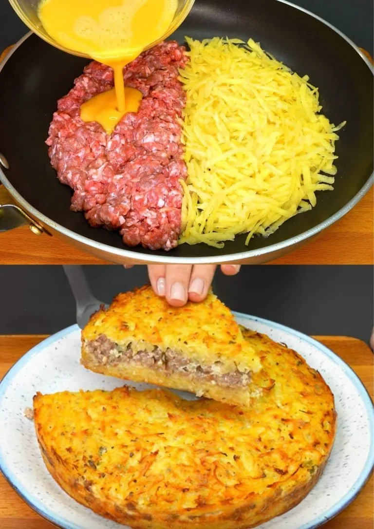 Oma's Simpele Aardappel Omelet bereid met verse aardappelen en kruiden