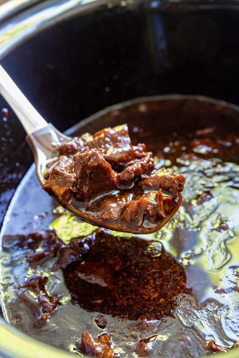 Slowcooker Teriyaki Runder vlees met groenten en rijst
