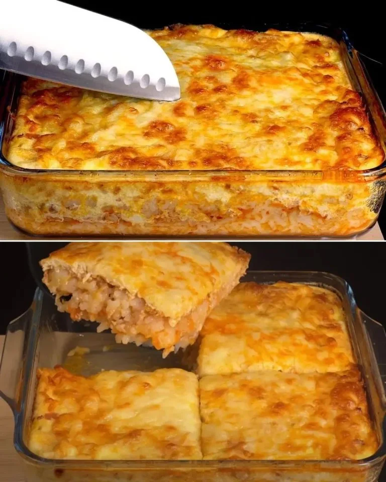 Heerlijke Rijst en Vlees Casserole met groenten en kruiden