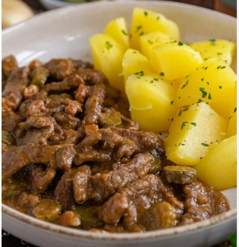 Heerlijke runderrolletjes met voedingsingrediënten voor een smakelijke maaltijd.