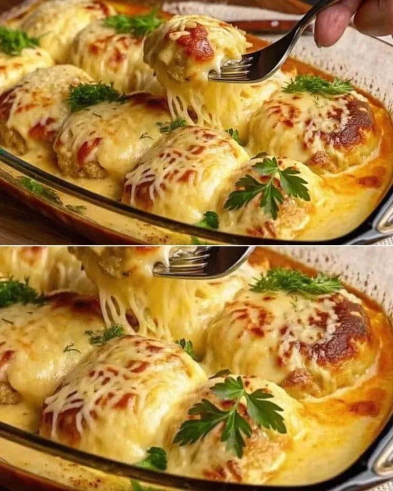 Sappige gehaktballen in tomatensaus, een heerlijke maaltijd.