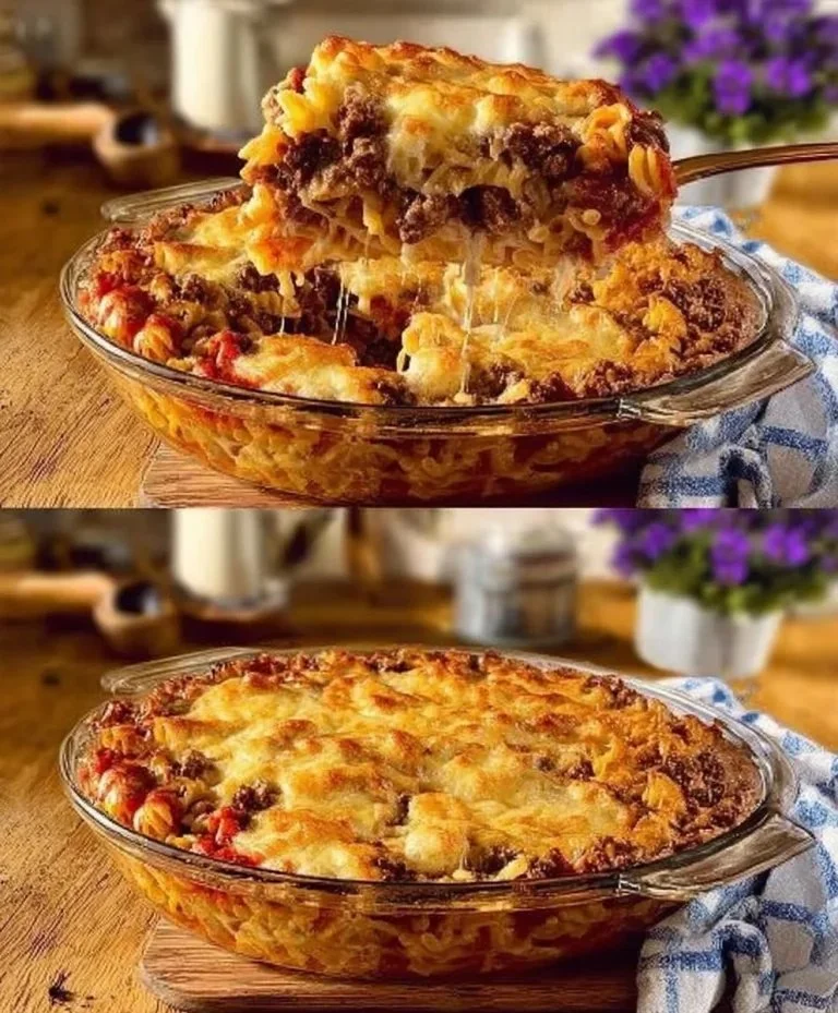 Spaans geïnspireerde lasagne met belangrijke ingrediënten en smaken