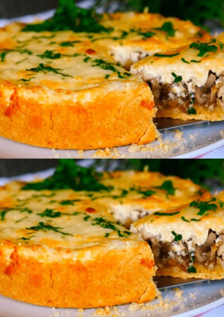 Torta Julienne met Kip en Champignons, een smakelijk gerecht