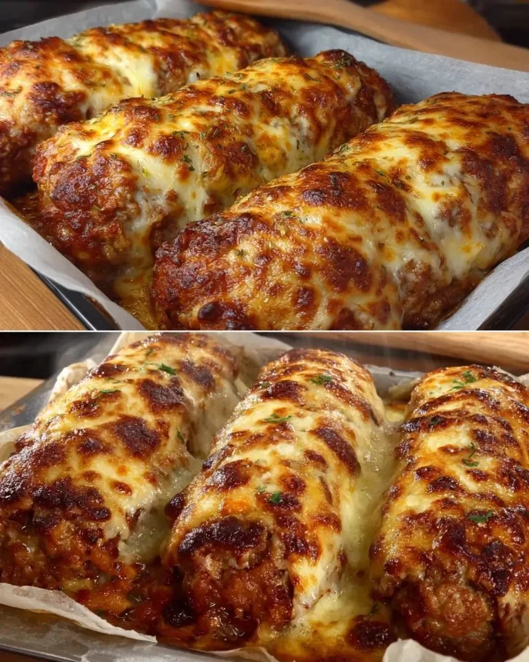 Heerlijke vleesrollen bereid met verse ingrediënten en kruiden.