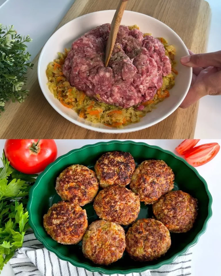 Heerlijk gerecht van Gekruide Gehakt met Groenten op een bord