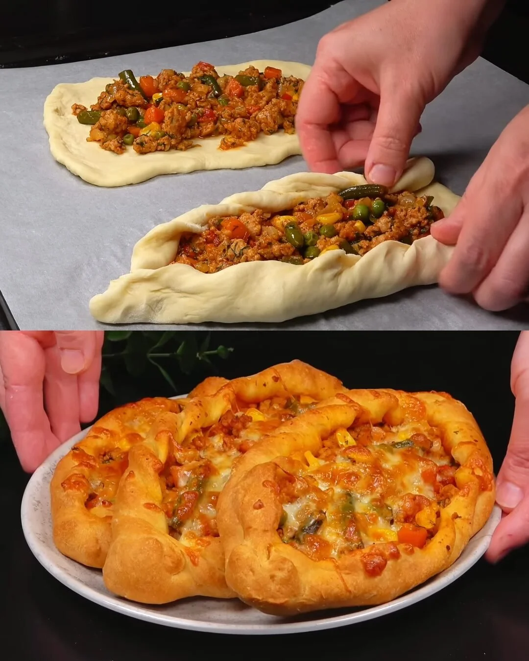 Heerlijk gevulde fladenbrood met diverse, smakelijke vullingen