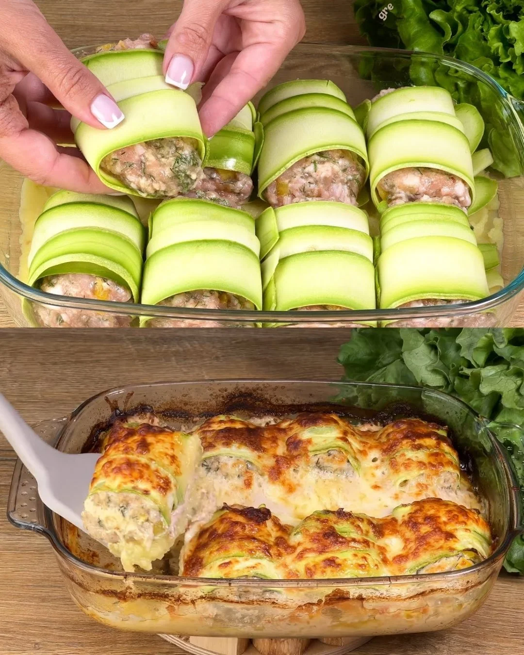 Aardappel courgettegratin met gehakt, een heerlijke ovenschotel