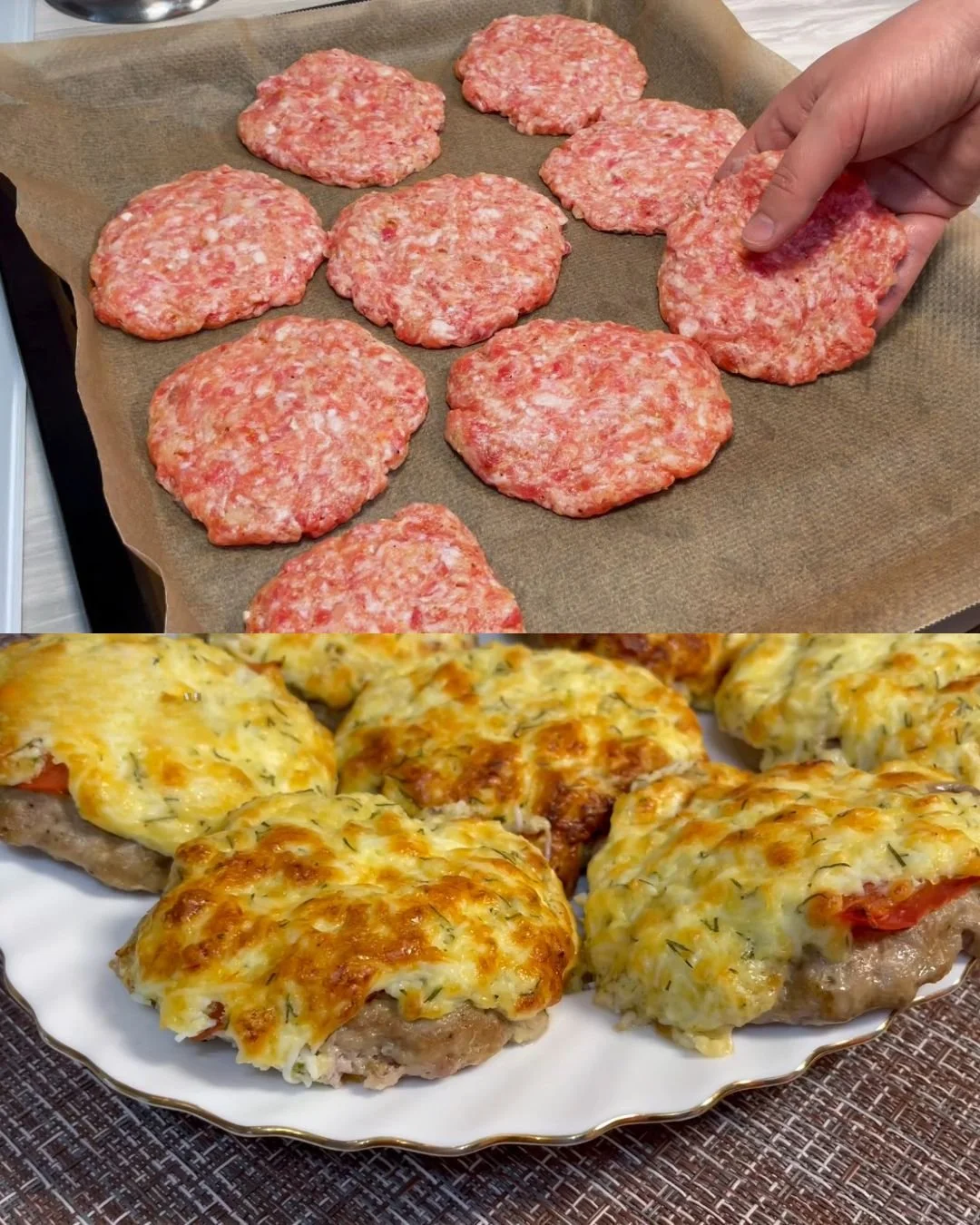 Hartige vleescutlets met vacht, geserveerd op een bord.