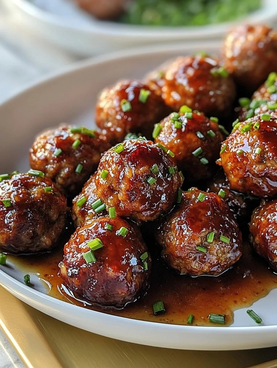 Honing knoflook gehaktballetjes, een smakelijk recept voor een eenvoudig gerecht.