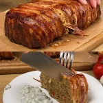 Klassiek Parmezaan Kruiden Gehaktbrood met verse ingrediënten.