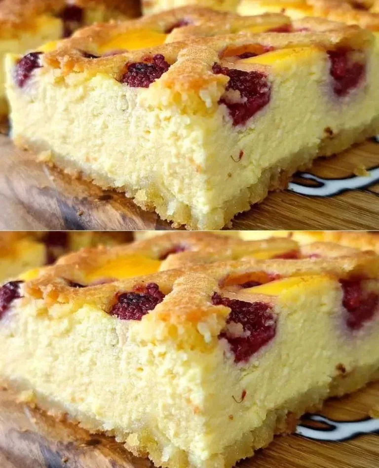 Romige kaastaart met bessen en kruidnagel, een heerlijk dessert recept