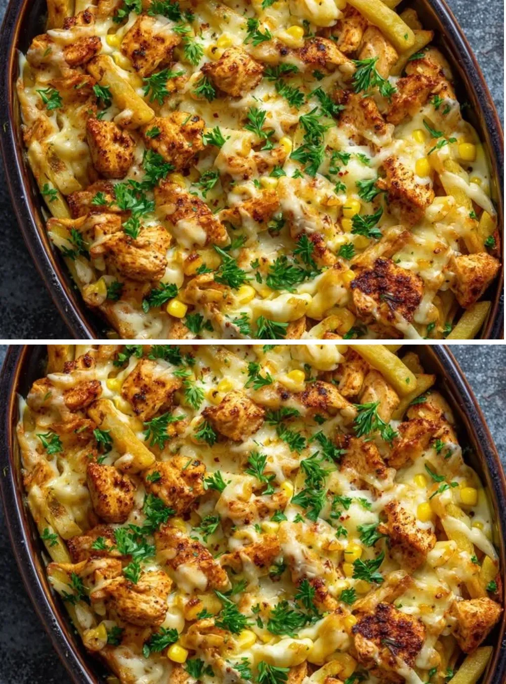 Kipsalon ovenschotel met knoflooksaus recept