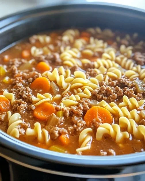Kom heerlijke rundvleesnoedelsoep met verse ingrediënten en kruiden.