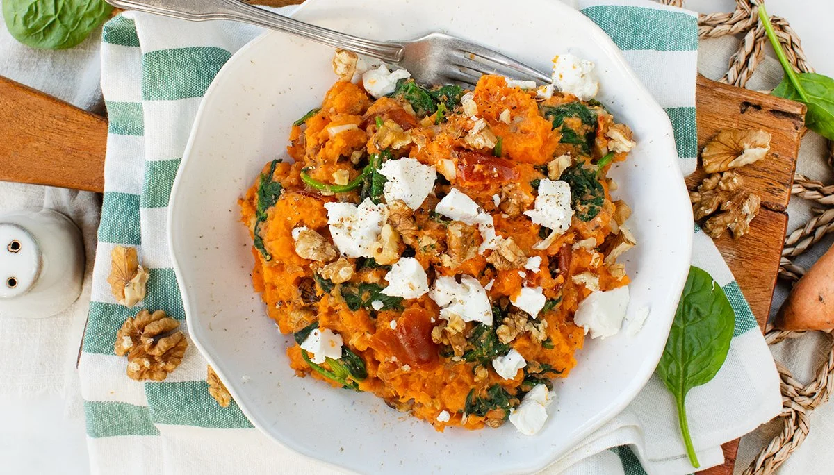 Heerlijke zoete aardappelpuree als bijgerecht