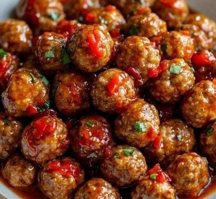 Zoete en pittige gehaktballen recept met kruiden en smaakvolle ingrediënten