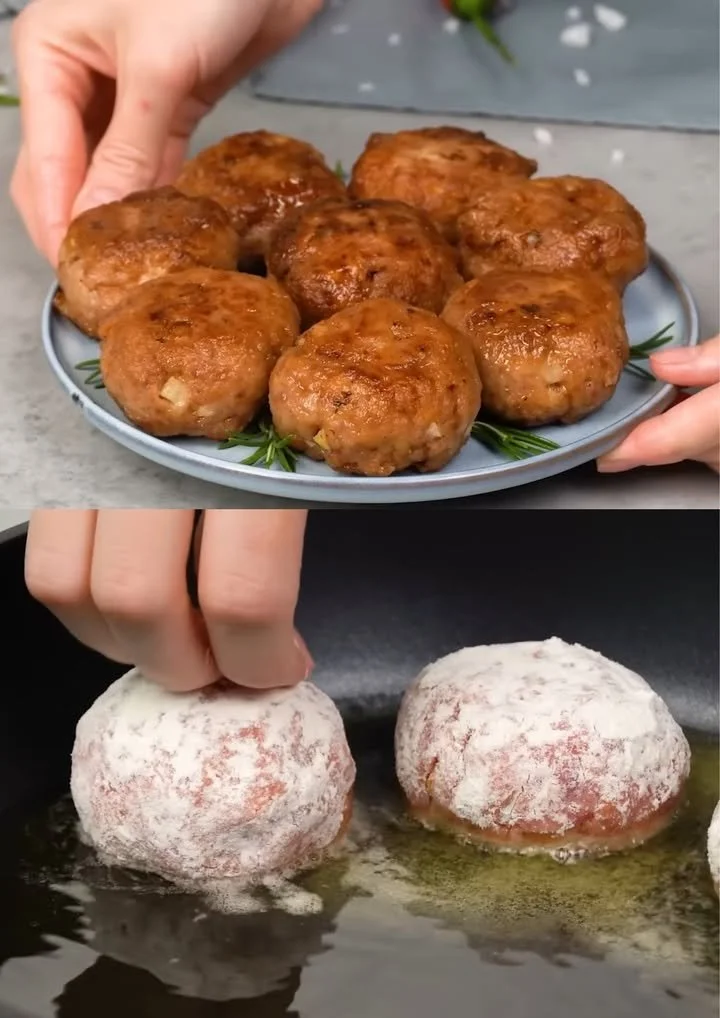 Gehakt met ui en knoflook op een bord