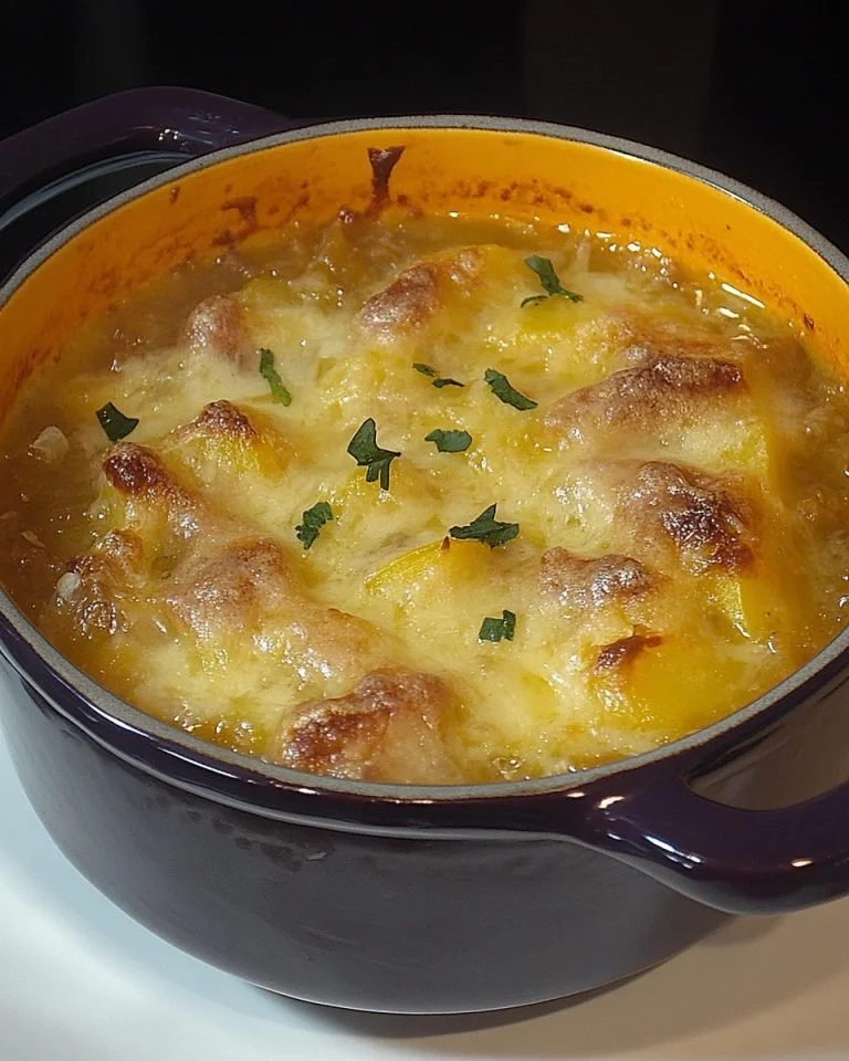 Heerlijke goulash in een kom, bereid met vlees en groenten.