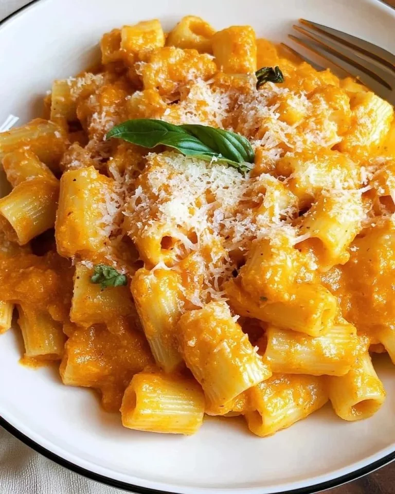 Heerlijke pompoensaus voor pasta met kruiden en specerijen.