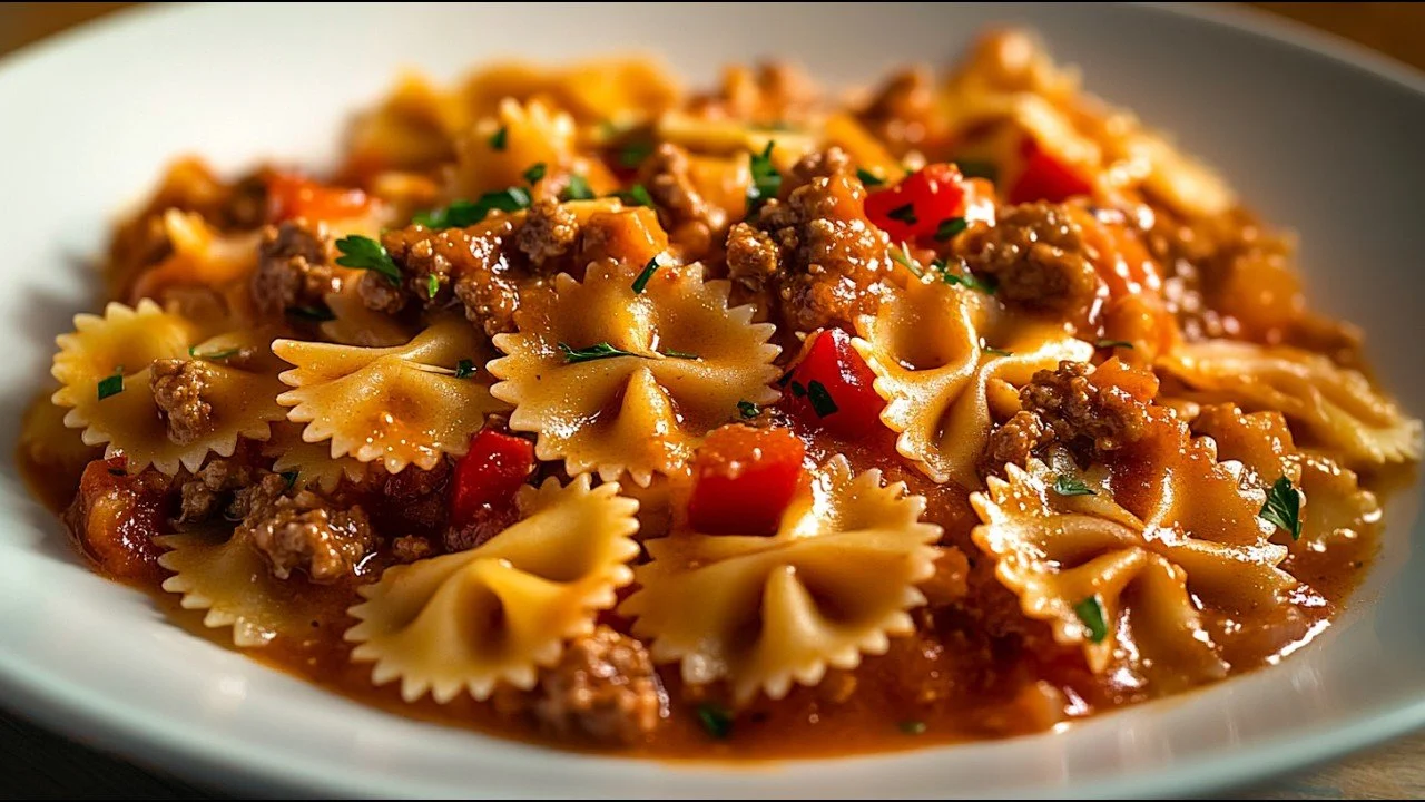 Heerlijke gevulde pasta in vers gemaakte tomatensaus