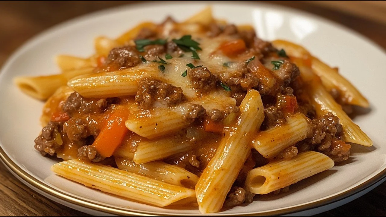 Heerlijke pasta met gehakt, een smaakvol en eenvoudig recept.