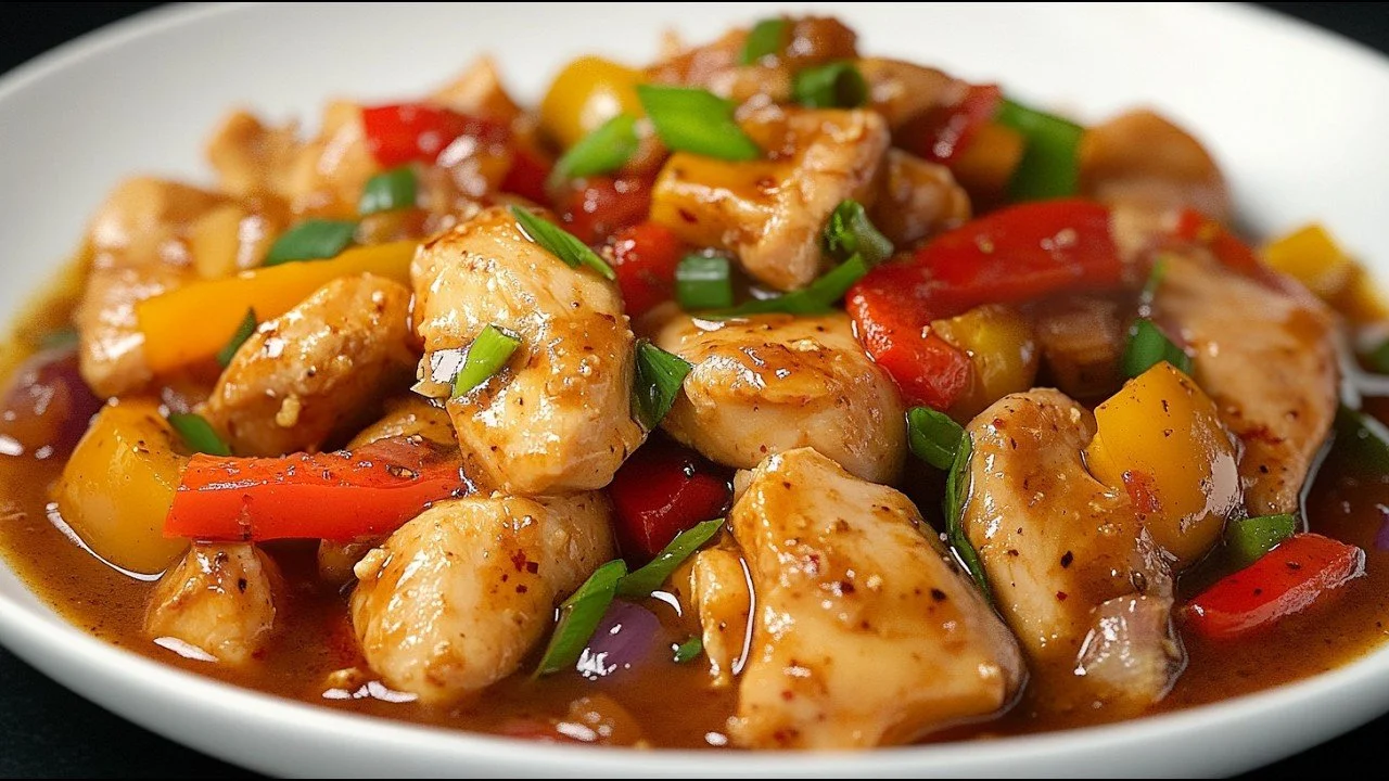 Kip in een heerlijke saus, perfect recept voor een smakelijke maaltijd.