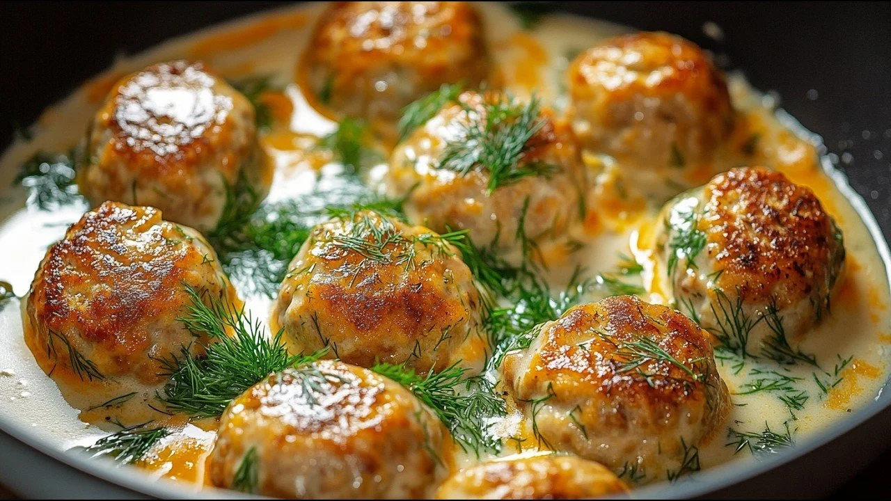 Kipgehaktballetjes vers uit de oven met kruiden en specerijen