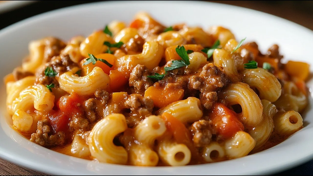 Heerlijke pasta met gehakt, een smakelijk en eenvoudig recept
