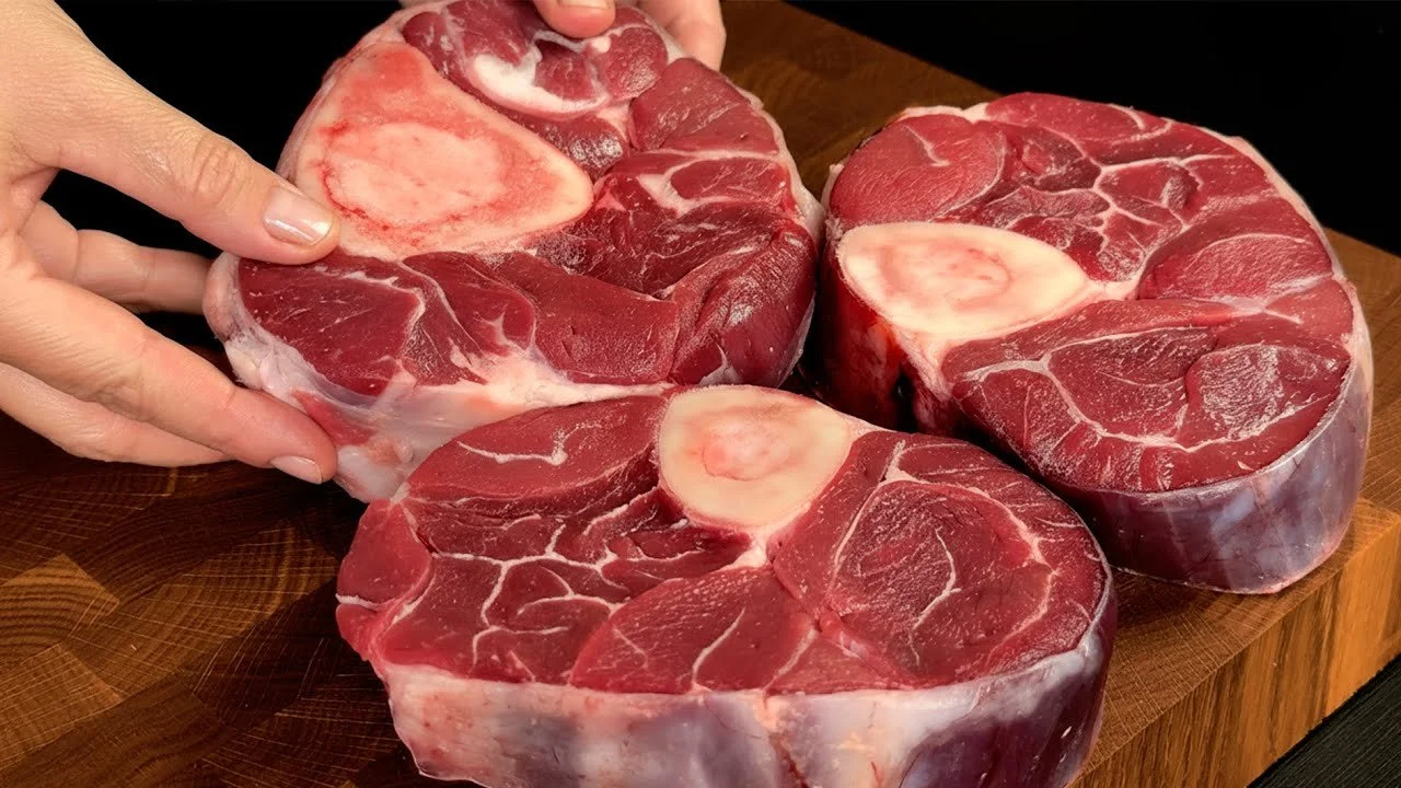 Heerlijke Osso Buco geserveerd met aardappelpuree