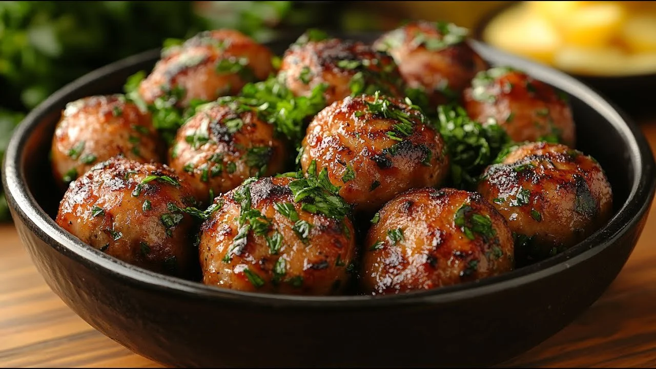 Sappige gehaktballen met kruiden, perfect voor een smakelijke maaltijd