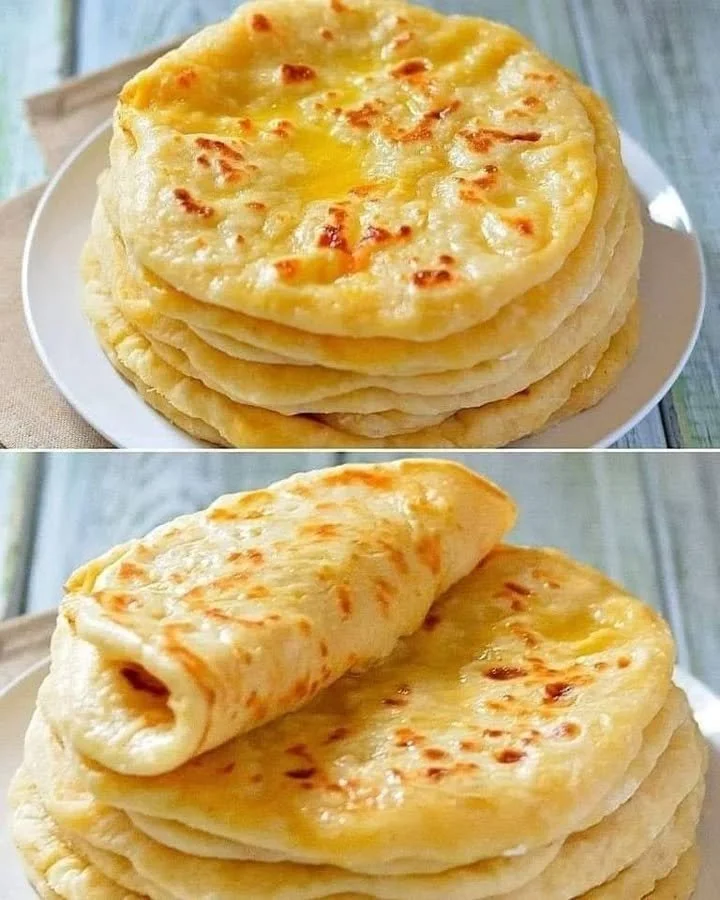 Traditioneel Turks brood, vers gebakken met een luchtige textuur en rijke smaak.