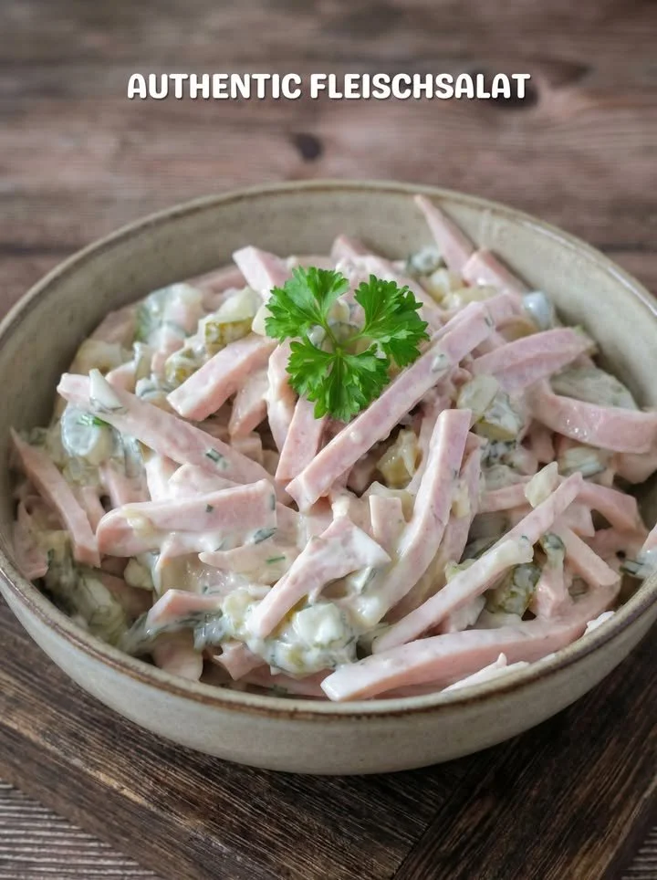 Delicious bowl of authentic meat salad with fresh vegetables and tender meat