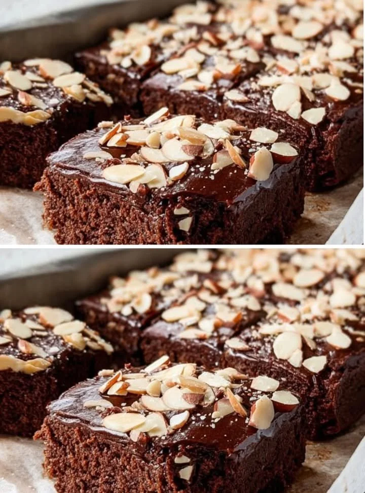 Liszt nélküli, túrós brownie recept képe
